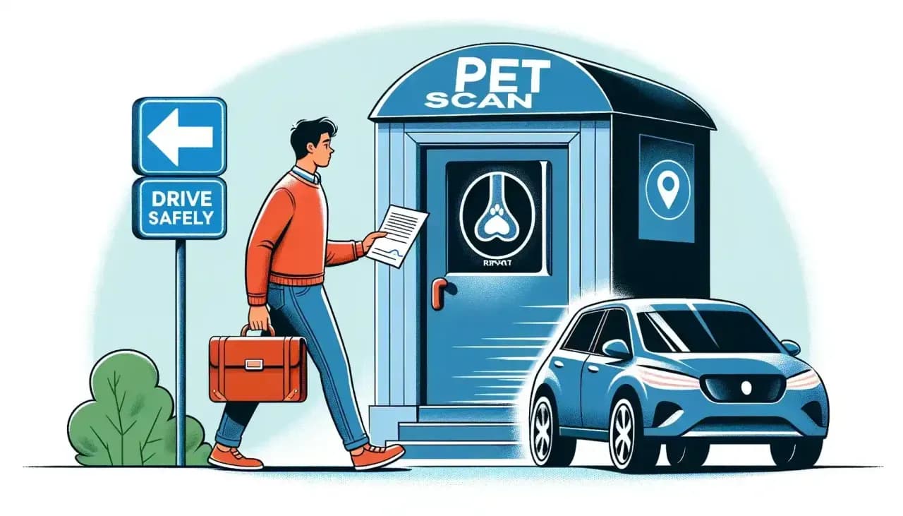 Czy po badaniu PET można prowadzić samochód bez obaw o skutki?